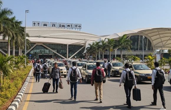 Airport taxi options